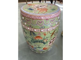 Chinese Porcelain Garden Seat Stool 12x19in