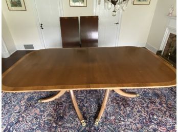 Mahogany Double Pedestal Dining Table