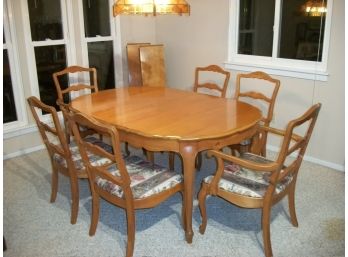 French Provincial Dining Room Table And Chairs
