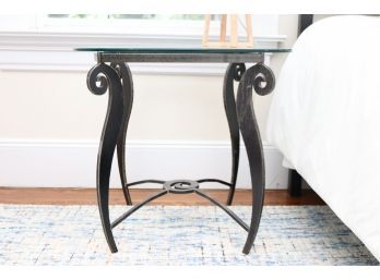 Portico NYC Iron Scrolled Accent Table