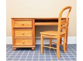 Pottery Barn Desk And Chair By Young American And Stickley