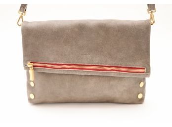 Hammit Fold Over Leather Handbag