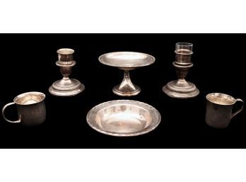 Sterling Silver Collection Of Antiques 14.41ozt