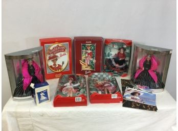 Coca Cola Barbie Lot, Collector Editions, Soda Fountain Sweetheart