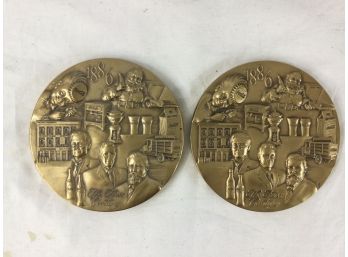 2 Coca Cola Centennial Celebration Bronze Medals