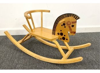 Vintage Modern Design Childrens Rocking Horse