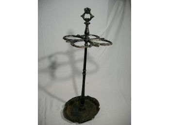 Antique Victorian Cast Iron Cane / Umbrella Stand C.1900 - Unusual Form