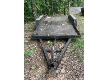 Tag-along Flatbed Utility Trailer