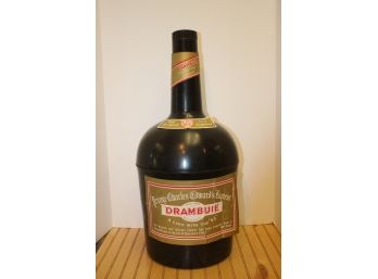 Vintage DRAMBUIE Bottle Shaped Large Plastic 2 Piece Ice Bucket