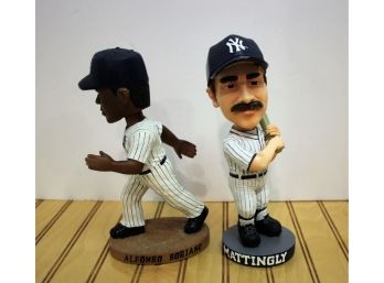 Two New York Yankees Bobble Dobbles Alfonso Soriano, Don Mattingly