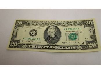 1988A United States Of America $20 Twenty Dollar Bill B10862541D