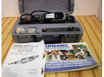 Dremel MultiPro Rotary Tool Model  395T6 W/Case & Accessories