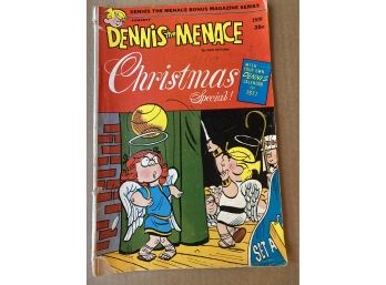 1970 Dennis The Menace Christmas Special Comic Book - K