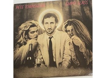 PETE TOWNSHEND - EMPTY GLASS / VINYL LP RECORD / 1980 ATCO SD 32-100 W INNER SLEEVE