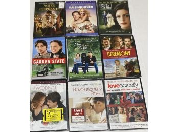 BRAND NEW DVDS  - LOT 3  - DRAMA / ROMANTIC MOVIES -  INCLUDES 9 NEW DVDS