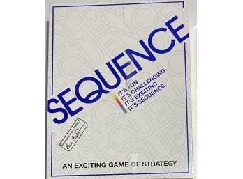 Vintage Sequence Board Game By Jax New Sealed 1995