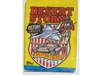 DESERT STORM VICTORY SERIES CARDS - 21 PACKS SEALED - 8 CARDS PER PACK