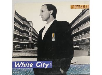 PETE TOWNSHEND-WHITE CITY 1985 ATCO RECORDS LP 90473-1 -VG CONDITION- INCLUDES PLASTIC OUTER SLEEVE
