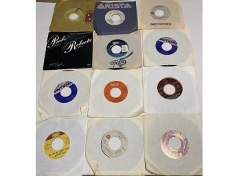 Lot #2 - Vintage 45 Records - TOTAL (12) MOTOWN - R&B & MORE -TEMPTATIONS,  ISLEY BROTHERS,  - MARVIN GAYE