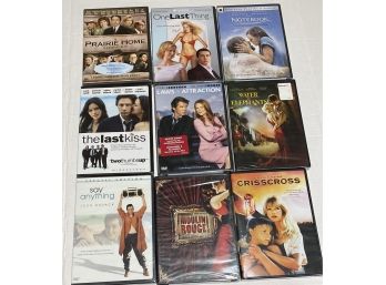 BRAND NEW DVDS  - LOT 4  - DRAMA / ROMANTIC MOVIES -  INCLUDES 9 NEW DVDS