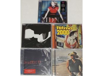 BRAND NEW CDS - CD LOT #2 - INCLUDES 5 NEW CDS - MADONNA, KEITH URBAN