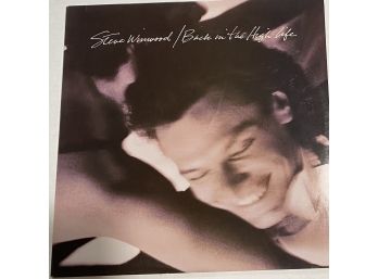 Steve Winwood LP Back In The High Life 1986 Island Records 1-25448 W Inner Sleeve - VG CONDITION