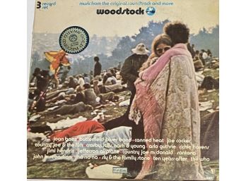 Woodstock-Original Soundtrack 3-LP-Cotillion SD 3 500-Vintage