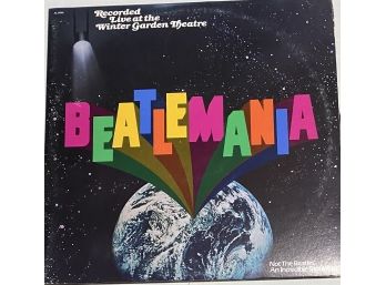 BEATLEMANIA 1978 2 LP Recorded Live At The Winter Garden Theatre AL 8501 - VG CONDITION