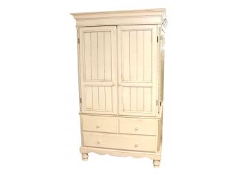 French Country Tall Wardrobe Cabinet