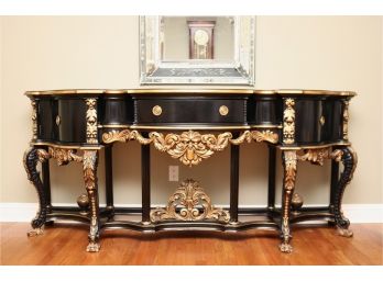 Magnificent Mansion Size Roccoco Syle Console Side Board 7ft