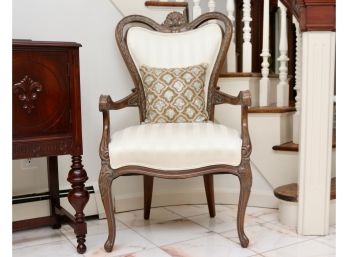 Crown Queen Anne Wing Arm Chair 2 Of 2