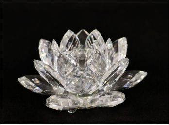 Swarovski Crystal Water Lily Candleholder