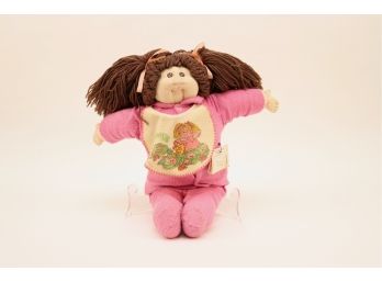 Vintage Cabbage Patch Doll Tania Violet With Birth Certificate