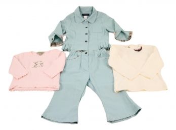 Assortment Of Authentic Burberry Baby Clothes