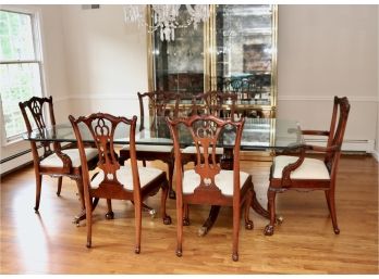 Hickory Manufacturing Co. Chippendale Style Carved Dining Chairs Set Of 6