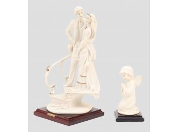 Pair Of Giuseppe Armani Porcelain Sculptures