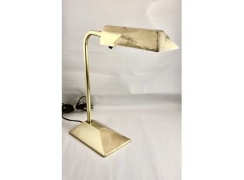 Vintage Stiffel Brass Articulating Table Pharmacy Lamp