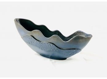Original Hand Made Ceramic  Vase By Local CT Artist Jean Elton