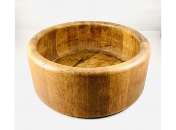 LARGE Danish 12' Nissen Egestav Denmark Teak Wood Bowl