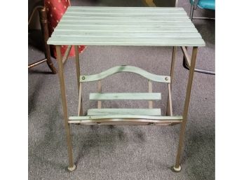 Stunning Shapes & Shabby Chic Colors About This Side Table / Shelf CV