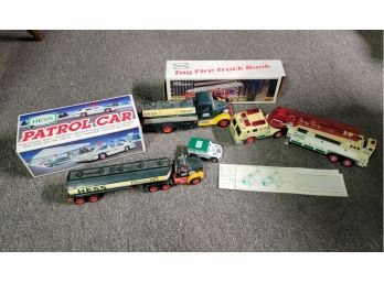 Collection Of Hess Brand Toy Vehicles.   CV