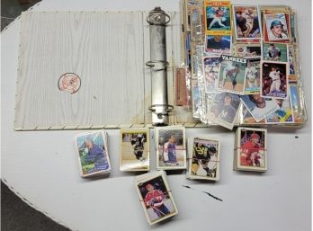 Large Collection Of Sports Cards, Including Hockey And Baseball.   C5