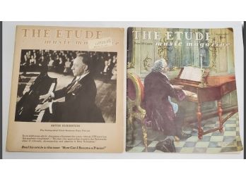 Two The Etude Music Magazines 1944 & 1948   C2