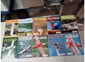 1960s FLYING - Worlds Most Widely Read Aviation Magazine (10 Issues -  2 From 1971)  E4