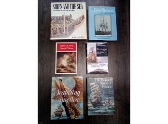 Lot Of 6 Hardcover Editions About Ships For Enthusiasts!   UNTAB