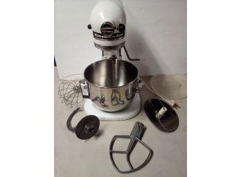 Kitchen Aid Professional Model KSM5OP With Overload Reset & Attachments  C4