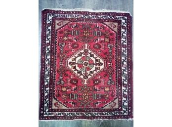 Small Beautiful Iranian Avakian Bros, Inc Hand Woven Wool Carpet Is Modest Size - 31 X 26       B1