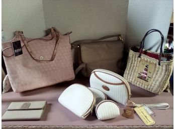 5 Accessories, Includes XO, Allan Edward Multi Set, Handmade Woven With Embroidery, CB Collection & Wallet D5