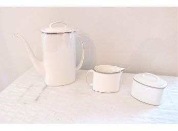 Kate Spade Lenox June Lane Coffee Pot, Sugar And Creamer Set