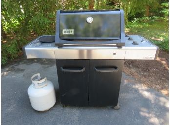 Weber Spirit Propane Grill With Extra Propane Tank